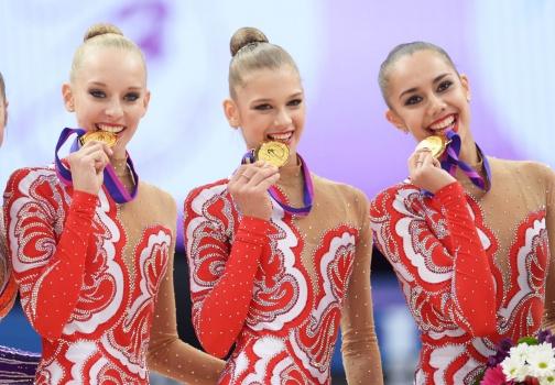 Художественная гимнастика. Россиянки выиграли шесть золотых медалей на чемпионате Европы